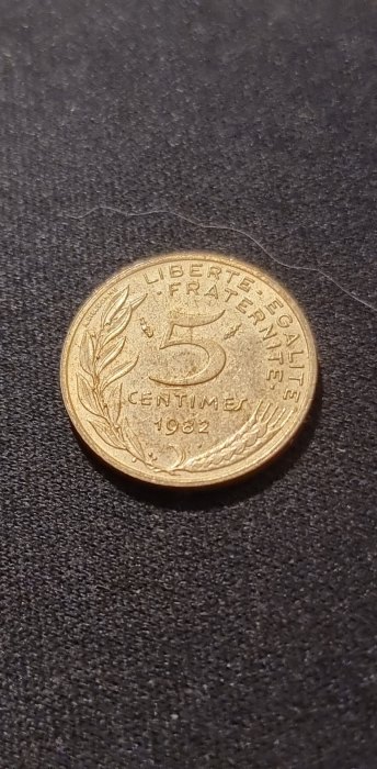  Frankreich 5 Centimes 1982 Umlauf   