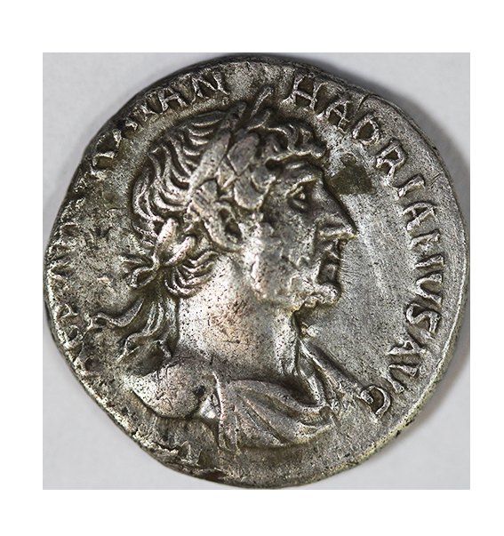  Hadrian 123 AD,AR Denarius 3,08g.   