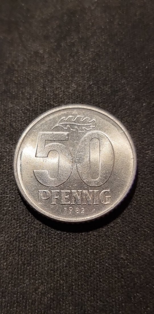  DDR 50 Pfennig 1982 STGL   