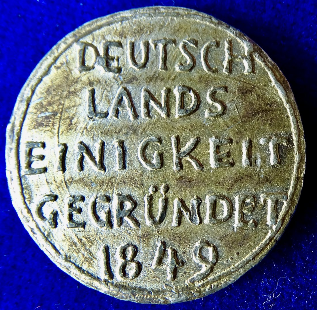  Deutsches Parlament Frankfurt am Main, Medaille 1849 auf die Kaiserwahl   
