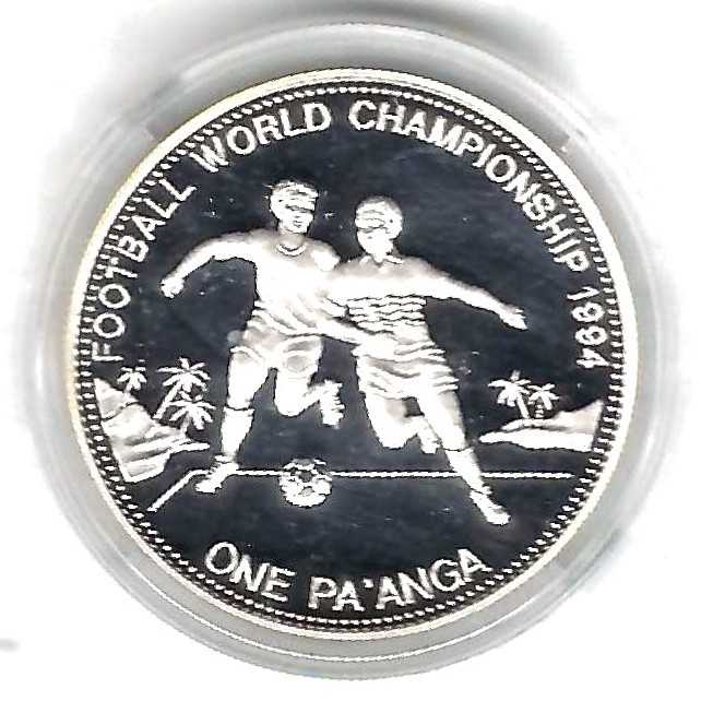  Tonga 1 Pa´anga 1994 Silber Golden Gate Münzenankauf Frank Maurer Koblenz N107   