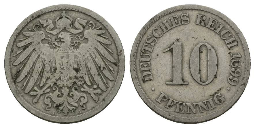  Kaiserreich; Kleinmünze 1899   