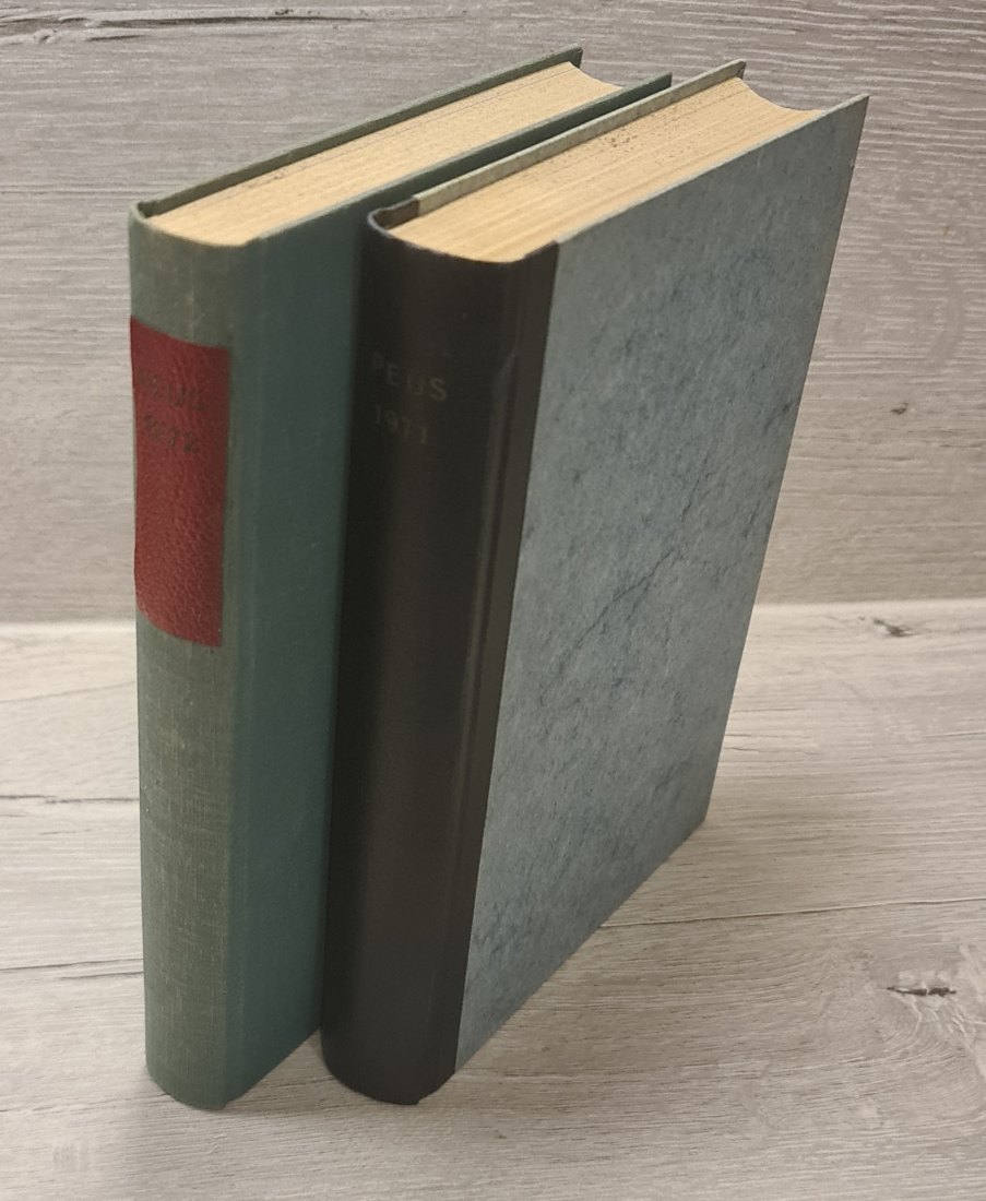  Peus Lagerlisten - 2 Bände - aus Anfang 70er Jahre / Lagerlisten Nr 19 bis 32   