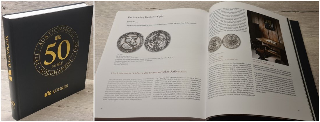  50 Jahre Künker 1971-2021 - Umfangreicher Band zur Firmengeschichte ,tolles Werk   