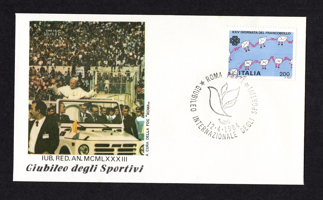  Italien Erstagsbrief 1984 Papst Sonderstempel   