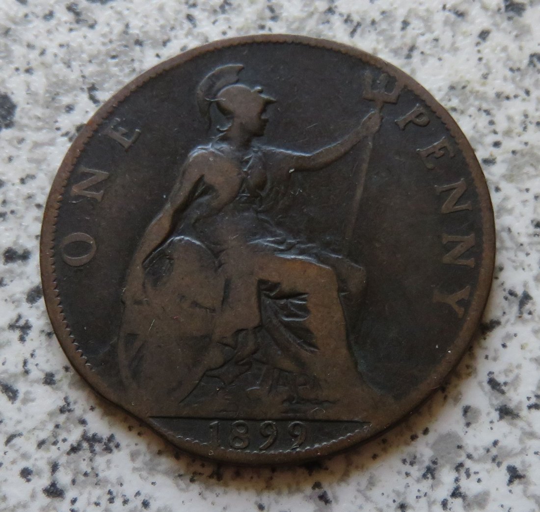  Großbritannien One Penny 1899   