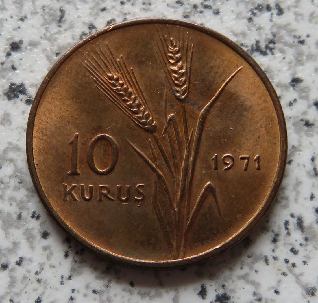  Türkei 10 Kurus 1971, Atatürk   