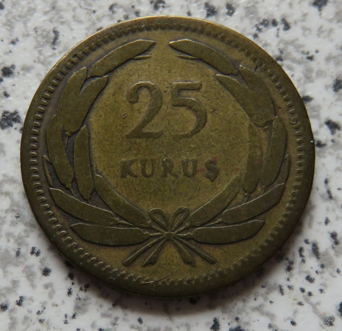  Türkei 25 Kurus 1956   