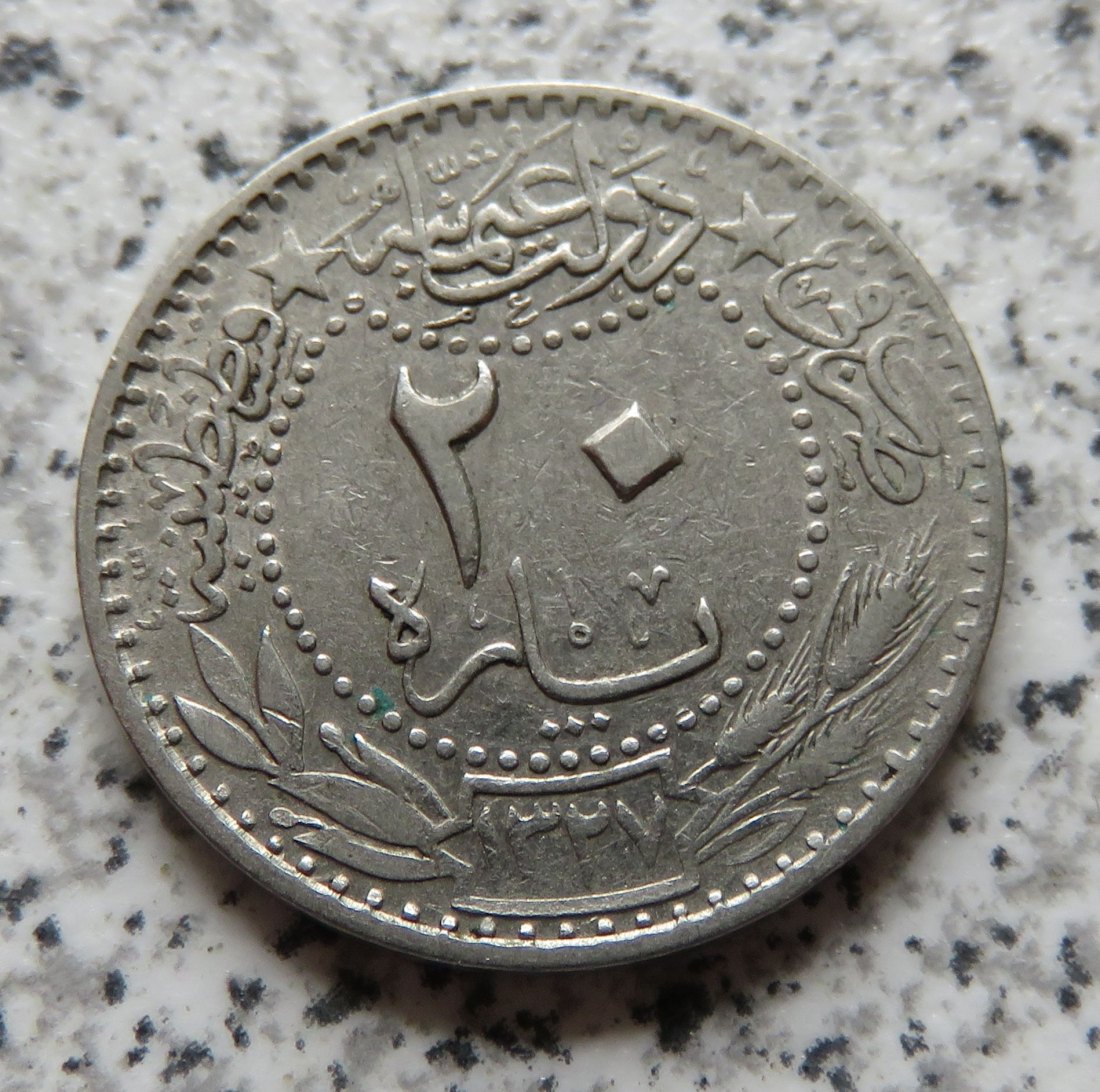  Türkei 20 Para 1327/3 (1911)   