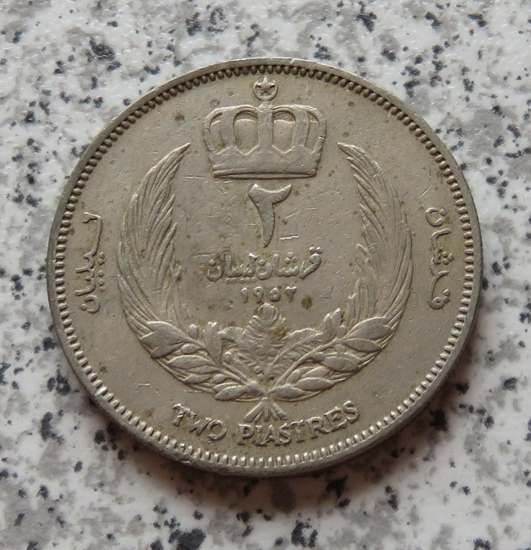  Libyen 2 Piaster 1952   