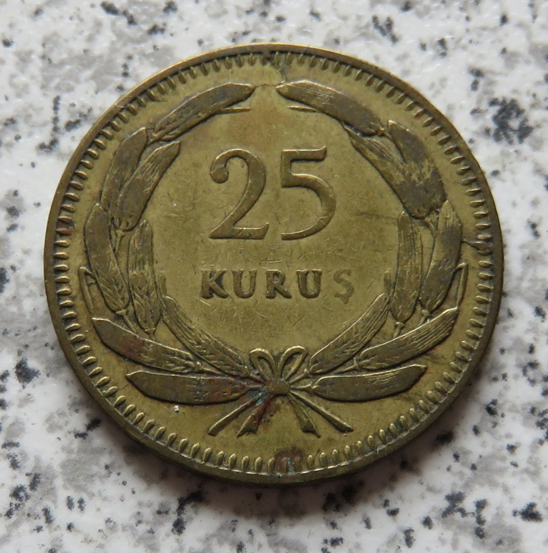  Türkei 25 Kurus 1948   