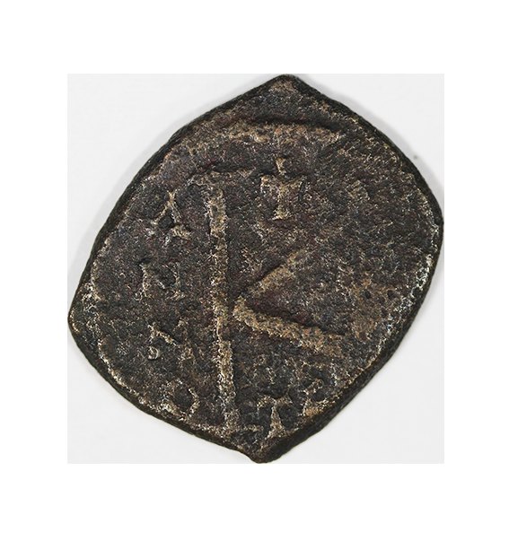 Justinus II and Sophia 565-578,AE Halbfolis 4,78 g.