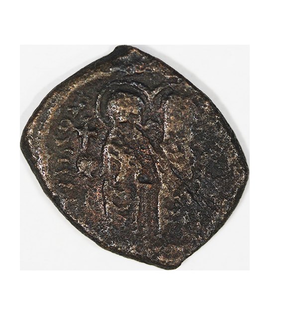  Justinus II and Sophia 565-578,AE Halbfolis 4,78 g.   