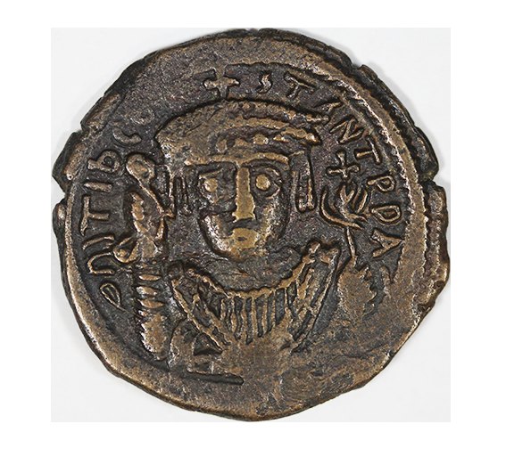  Tiberius II Constantinus 578-582,AE Folis , 12,15 g.   