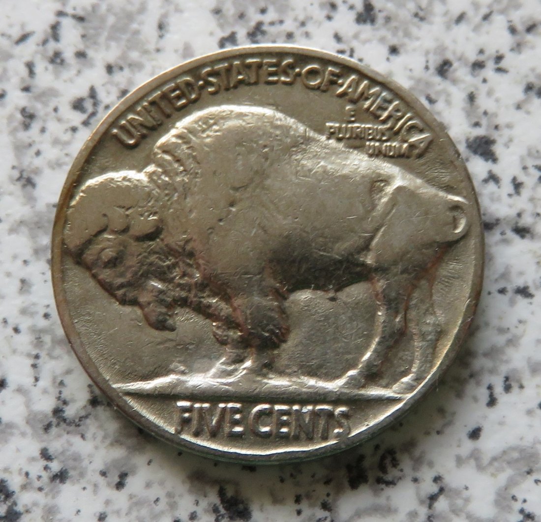  USA American Bison Nickel, 5 Cents 1936   