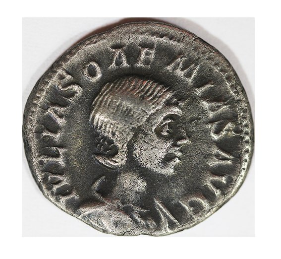 Julia Soaemias 220-222 AD, AR Denarius , 2,35 g.,Venus