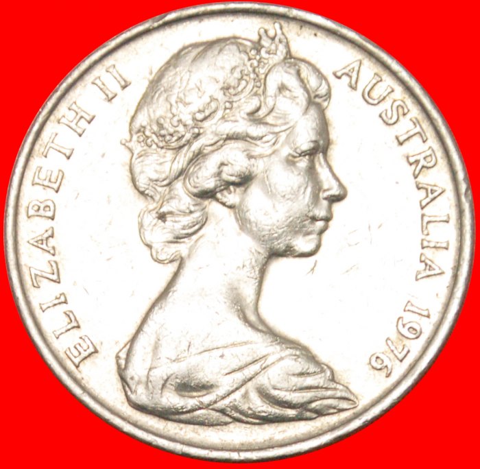  * SCHNABELTIER (1966-2022): AUSTRALIEN ★ 20 CENT 1976! ★OHNE VORBEHALT!   