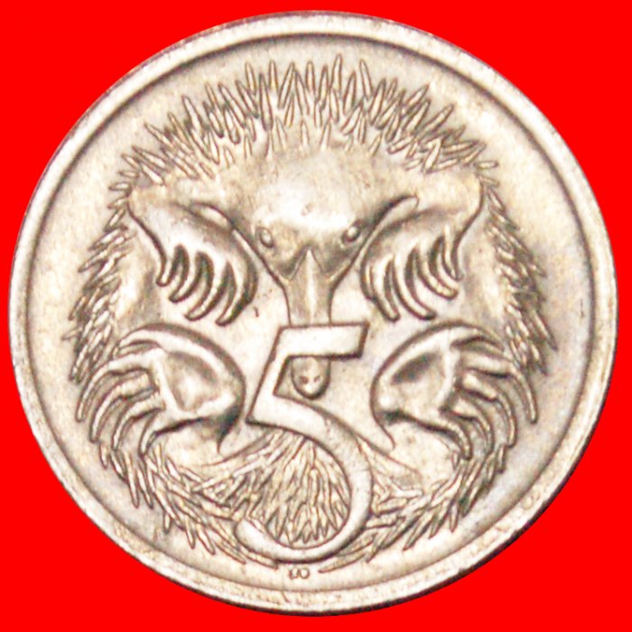  * ECHIDNAS (1966-2022): AUSTRALIEN ★ 5 CENT 1968!★OHNE VORBEHALT!   