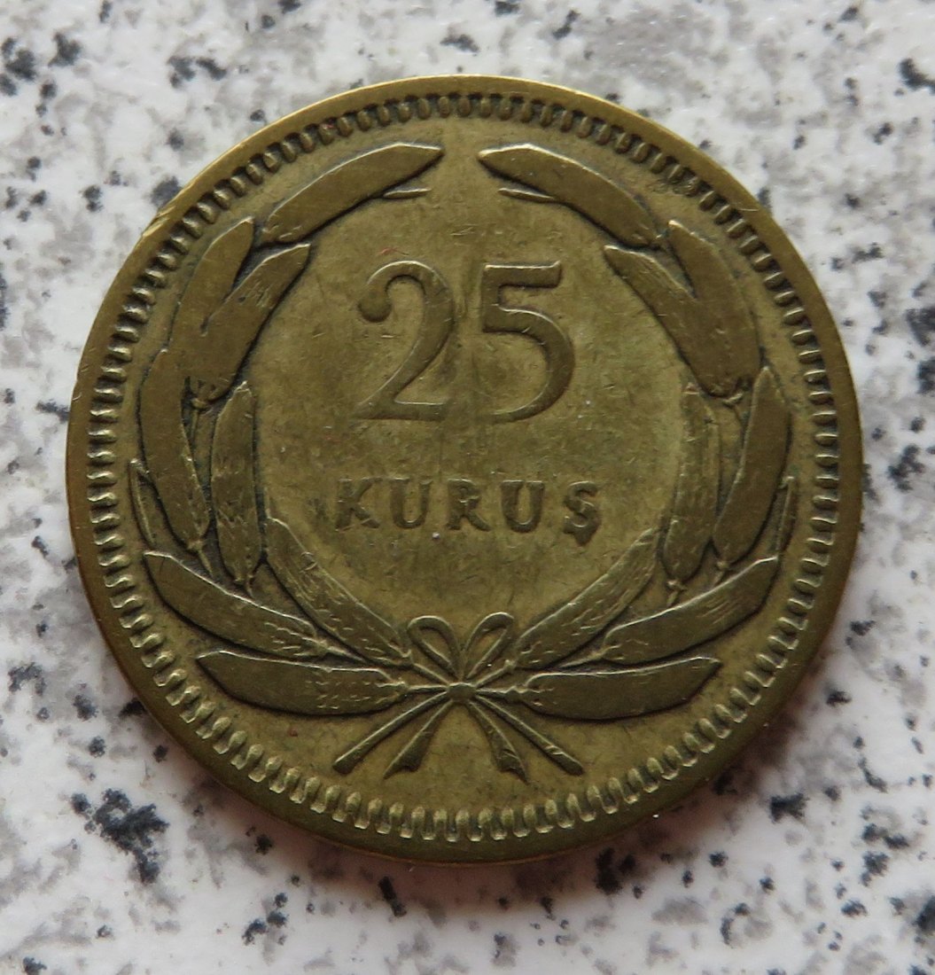  Türkei 25 Kurus 1956   