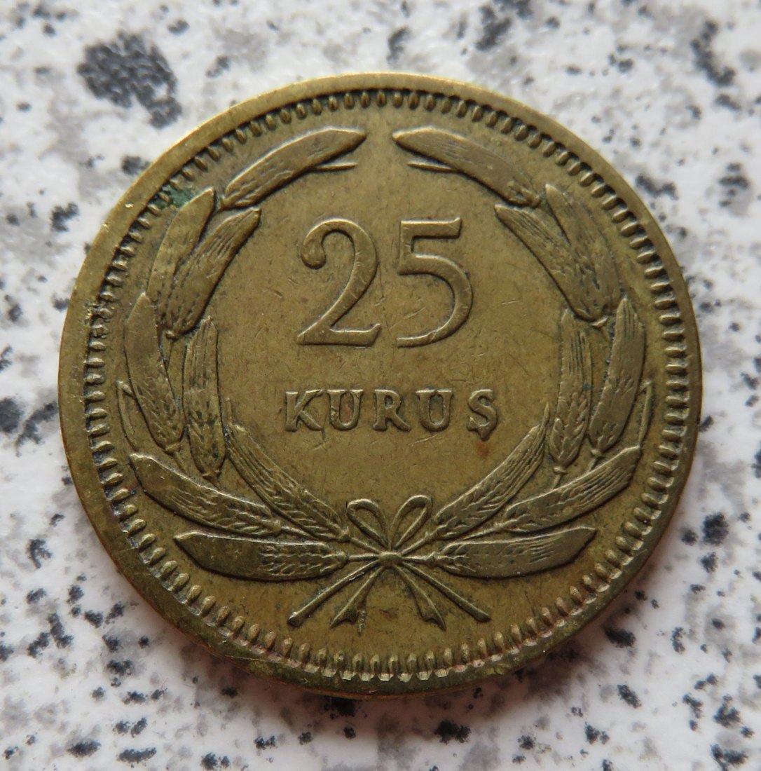  Türkei 25 Kurus 1949   