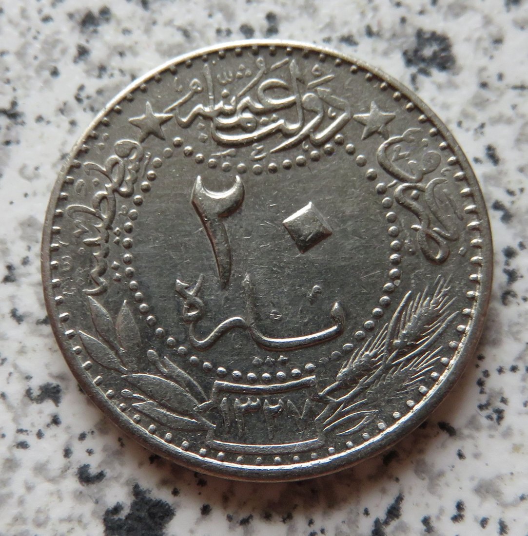  Türkei 20 Para 1327/3 (1911)   