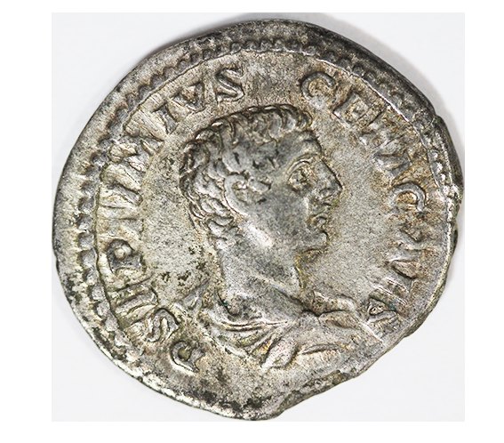 Geta 209 AD, AR Denarius , 2,81 g.