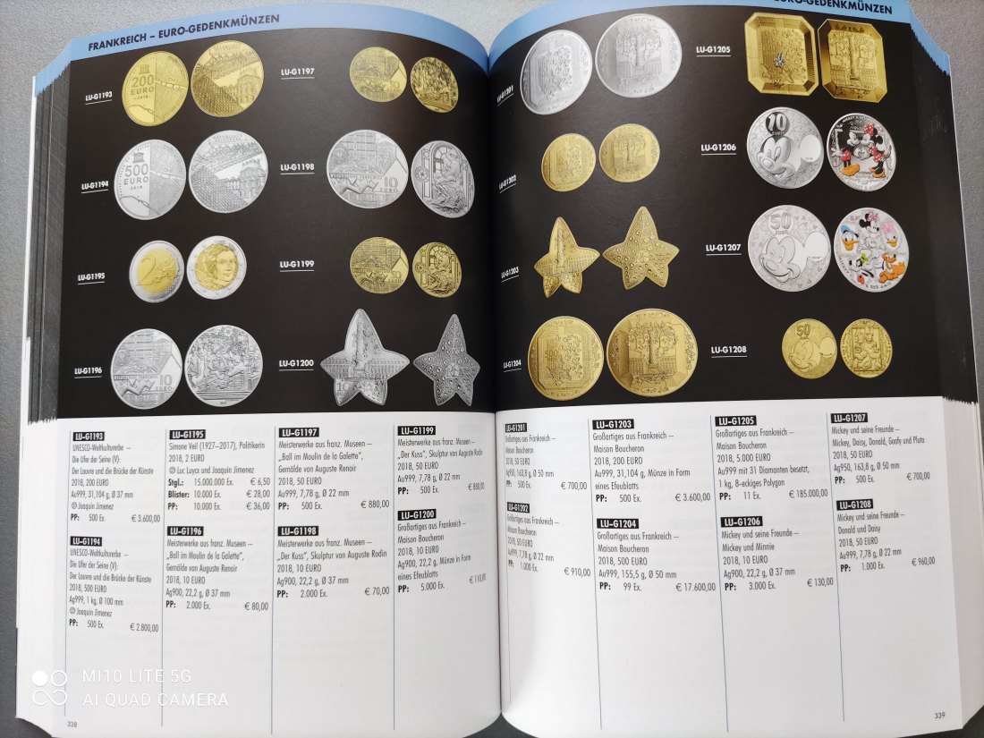  Euro Katalog 2022 Münzen und Banknoten   