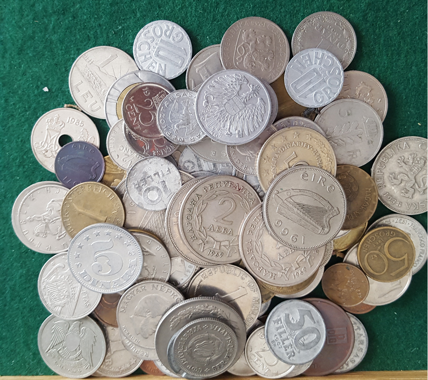  Ausland; div. Kleinmünzen, ca. 98 Stück   