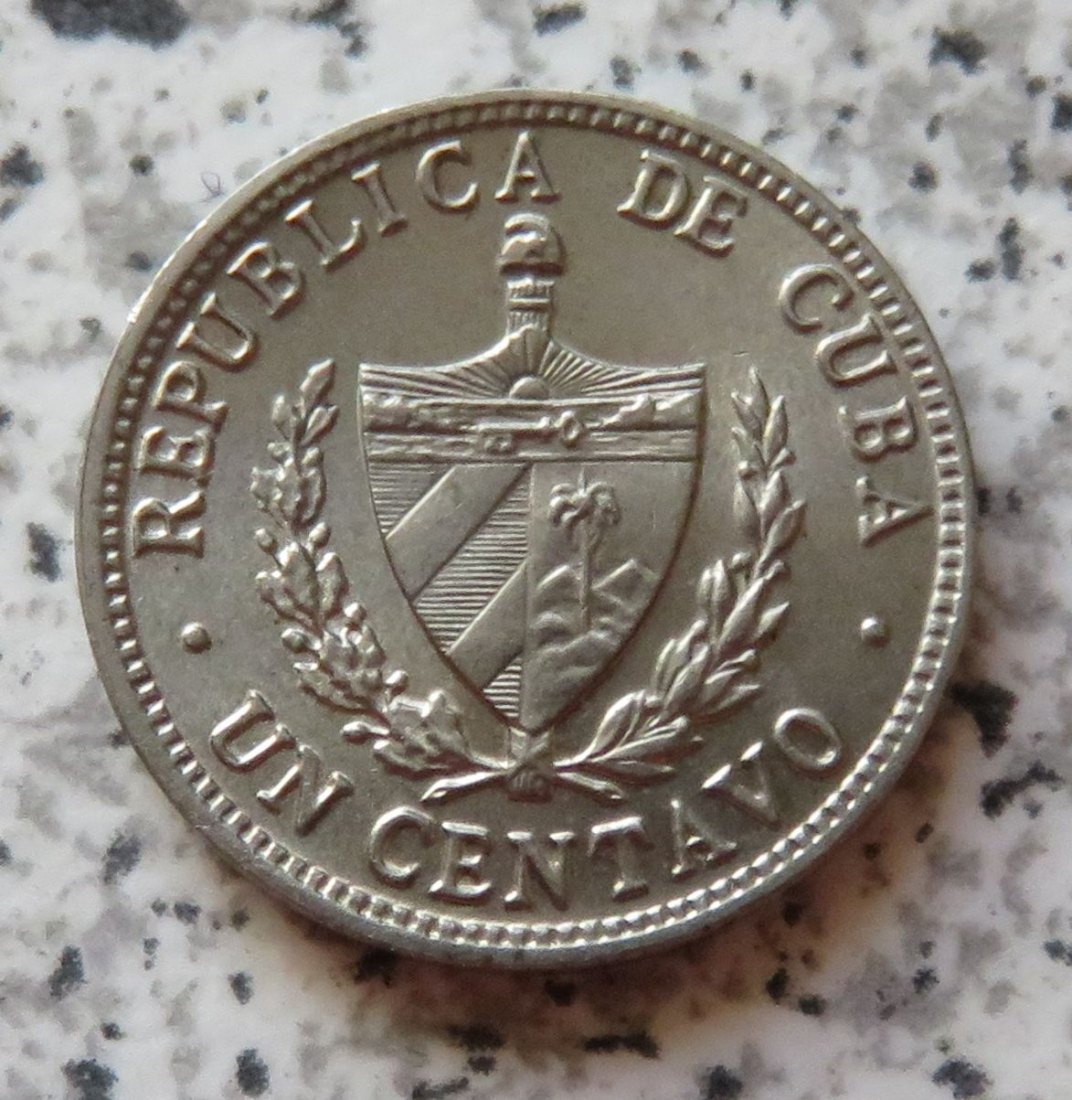  Cuba 1 Centavo 1961, Erhaltung   