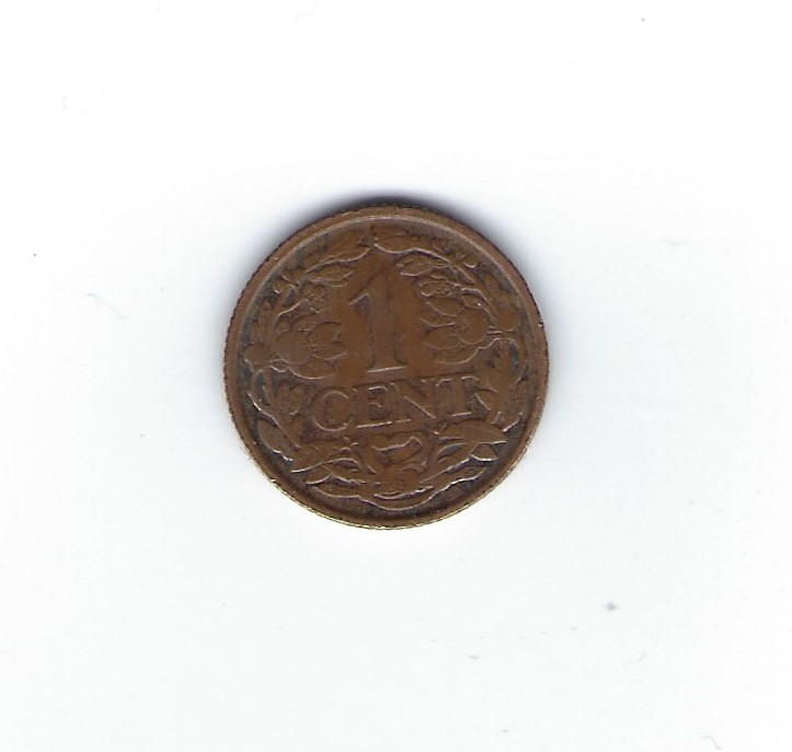  Niederlande 1 Cent 1929   