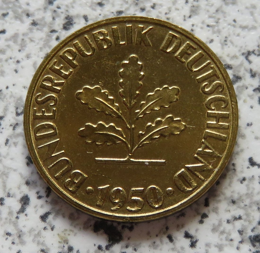  BRD 10 Pfennig 1950 F   