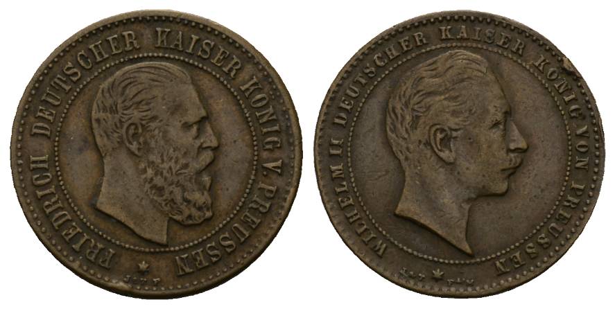  Preußische Medaille; 3,40 g; Ø 22,27 mm   