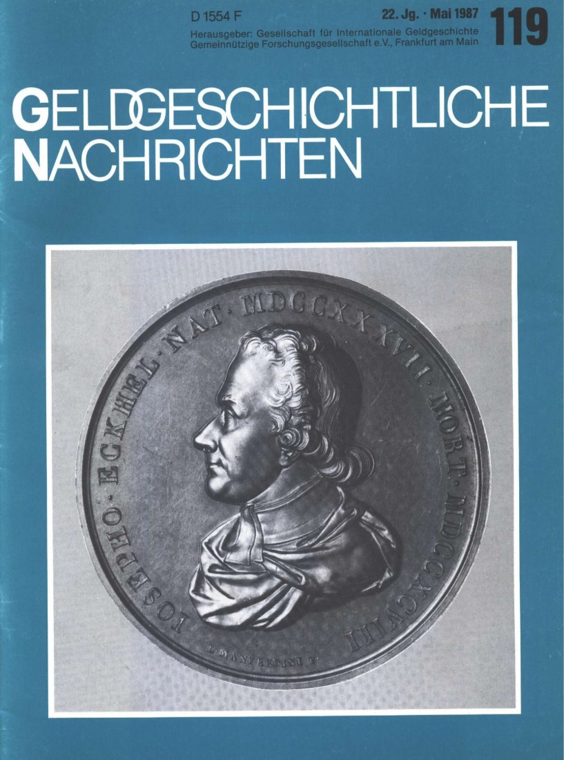  (GIG) Geldgeschichtliche Nachrichten Nr 119/1987 Seltene Antoniniani des Postumus   