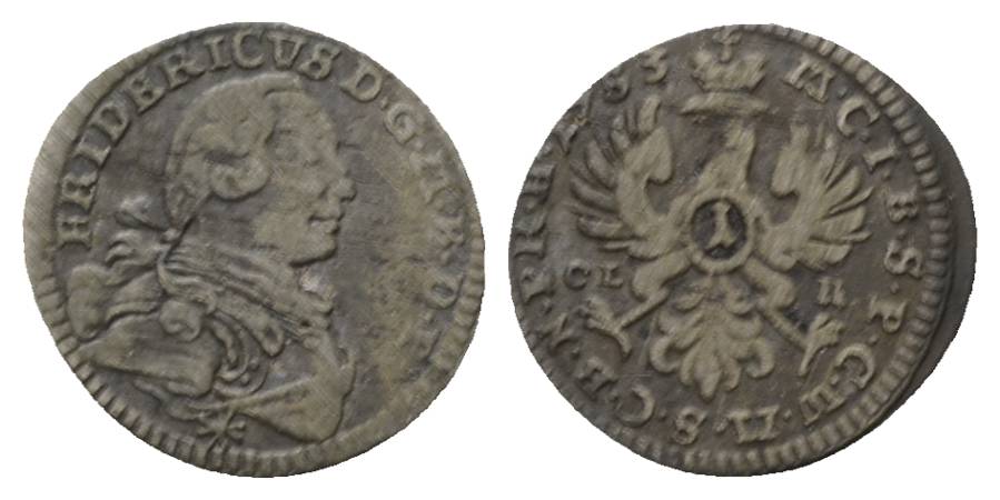  Altdeutschland; Kleinmünze 1753   