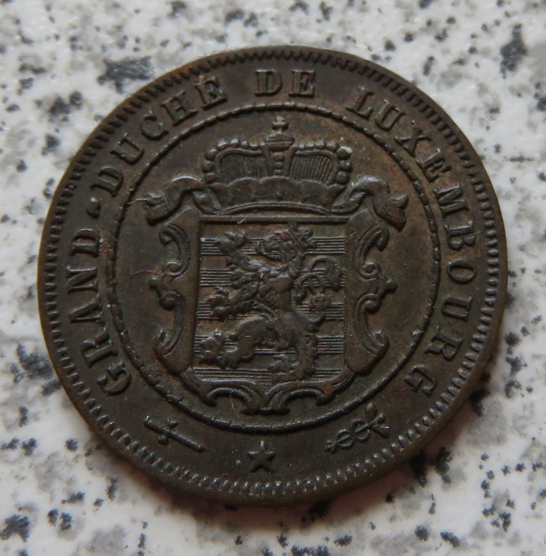  Luxemburg 2,5 Centimes 1901, besser   
