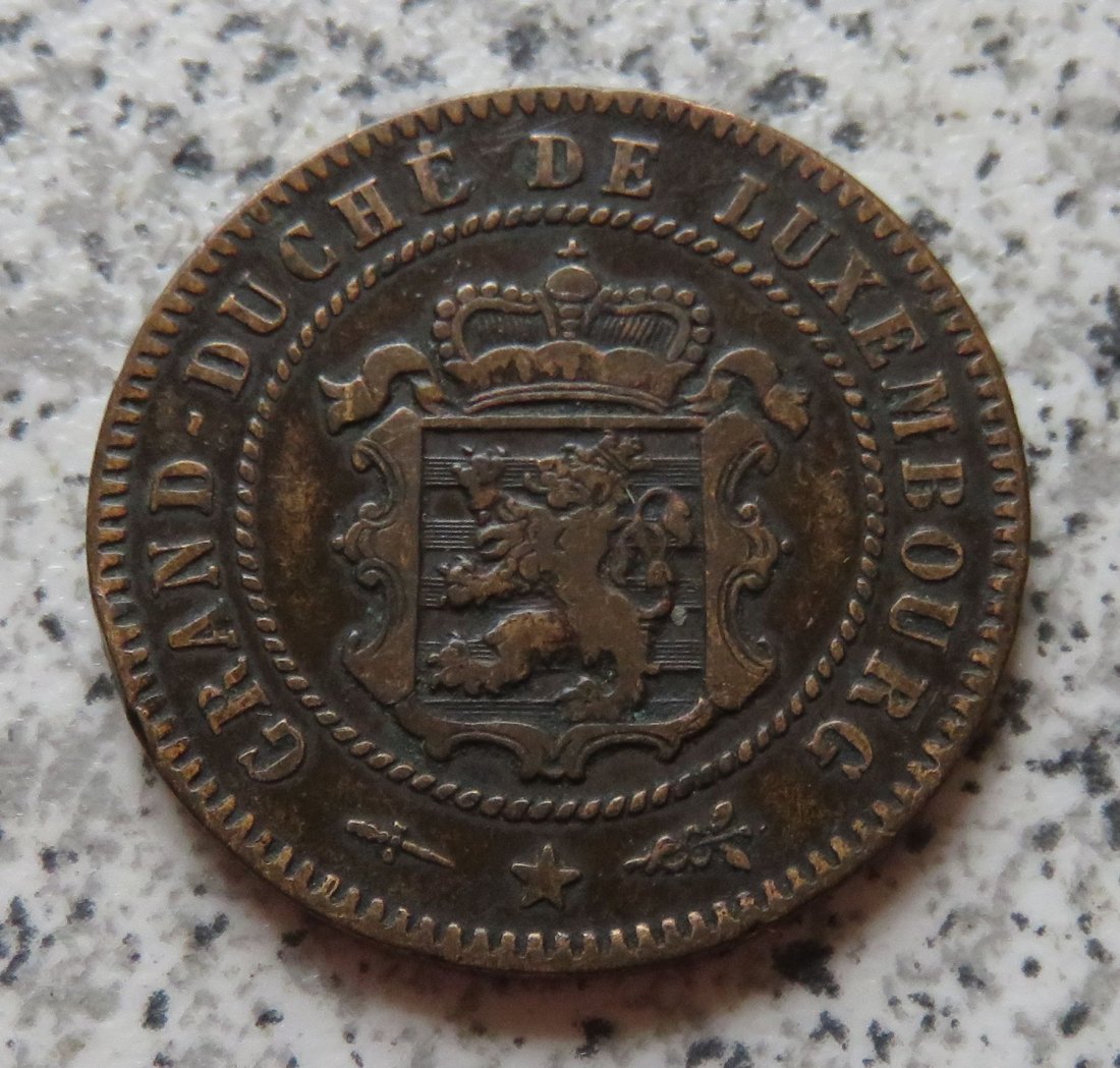  Luxemburg 5 Centimes 1854   