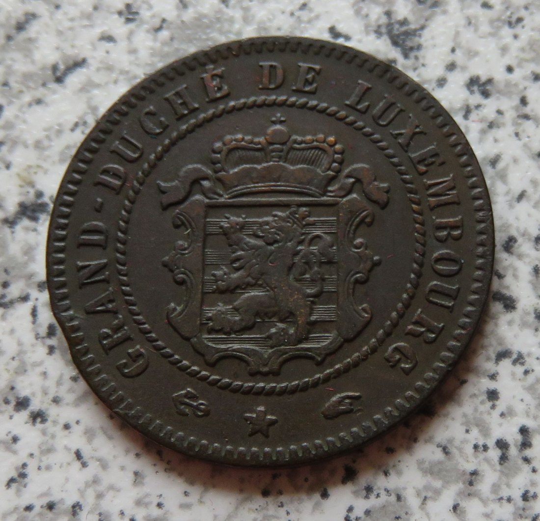  Luxemburg 5 Centimes 1855   