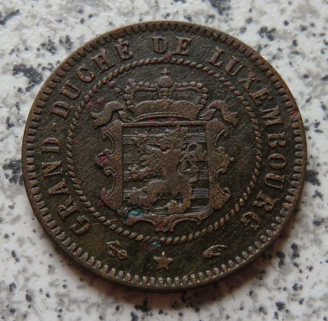  Luxemburg 5 Centimes 1860   