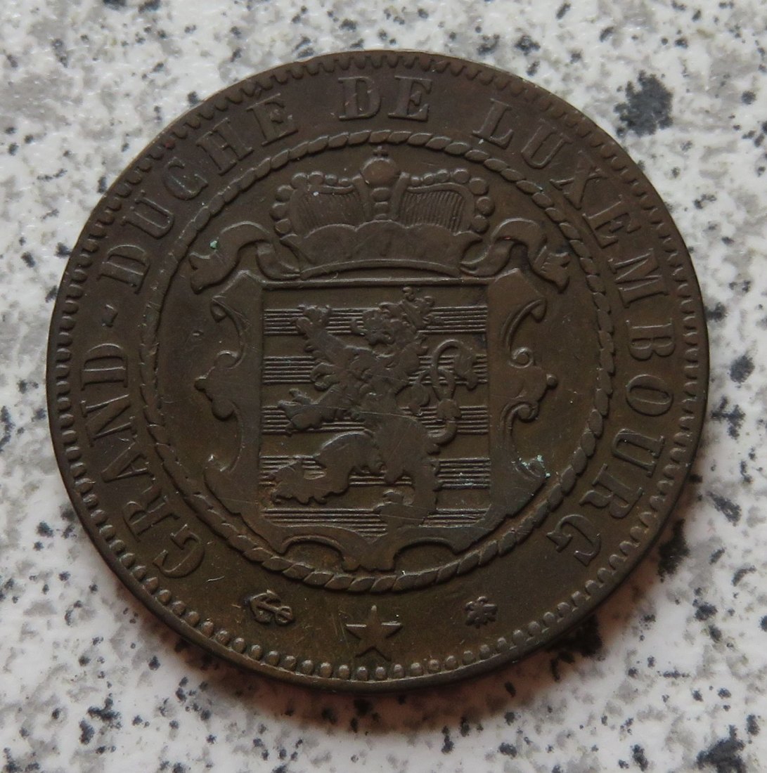  Luxemburg 10 Centimes 1865 A   