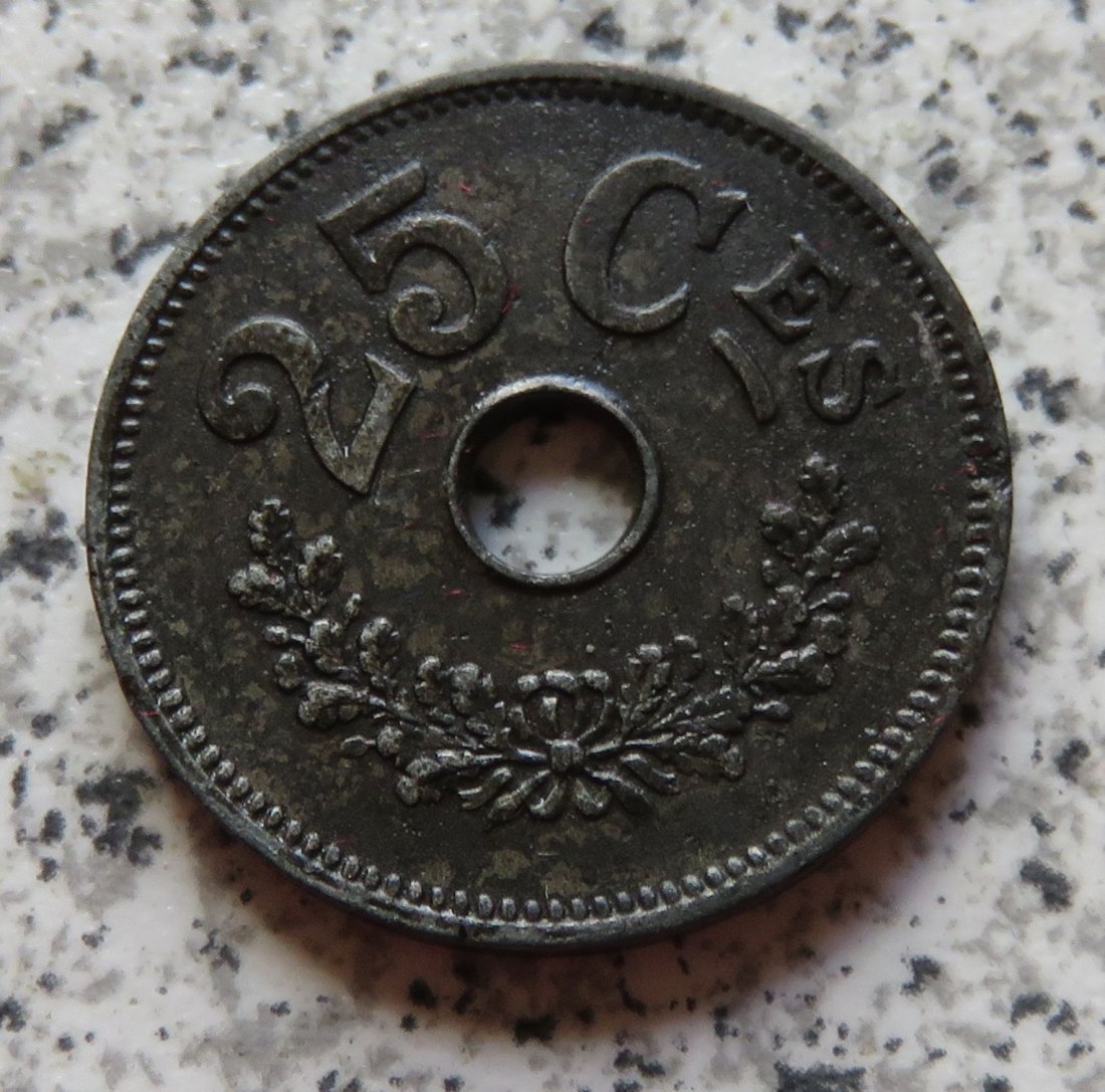  Luxemburg 25 Centimes 1916, besser   