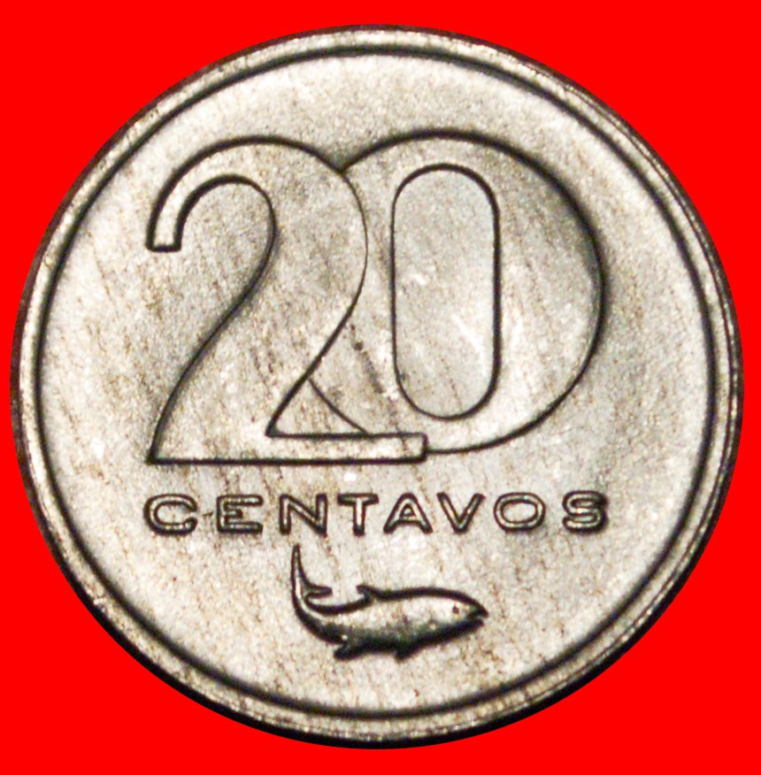  * STAR OF COMMUNISM (1977-1980): CAPE VERDE ★ 20 CENTAVOS 1977 UNCOMMON! UNC LOW START ★ NO RESERVE!   