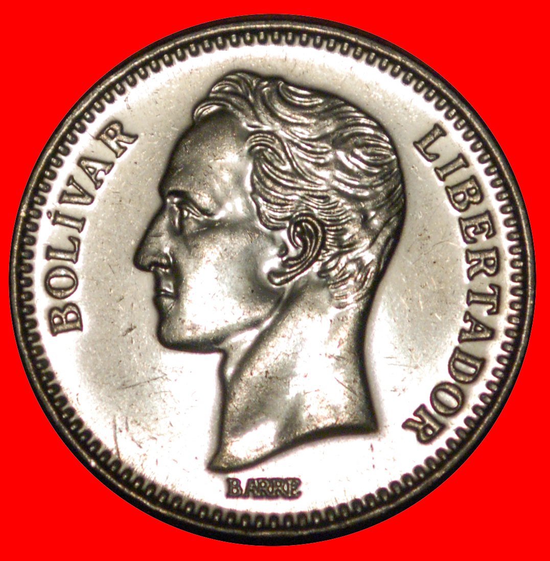  * TO BE PUBLISHED: VENEZUELA★2 BOLIVAR 1990 MINT LUSTRE! BOLIVAR (1783-1830) LOW START ★ NO RESERVE!   