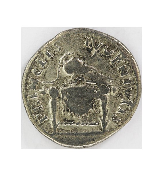  Domitian as Caesar under Titus 80 AD, AR Denarius , 2,92 g.   