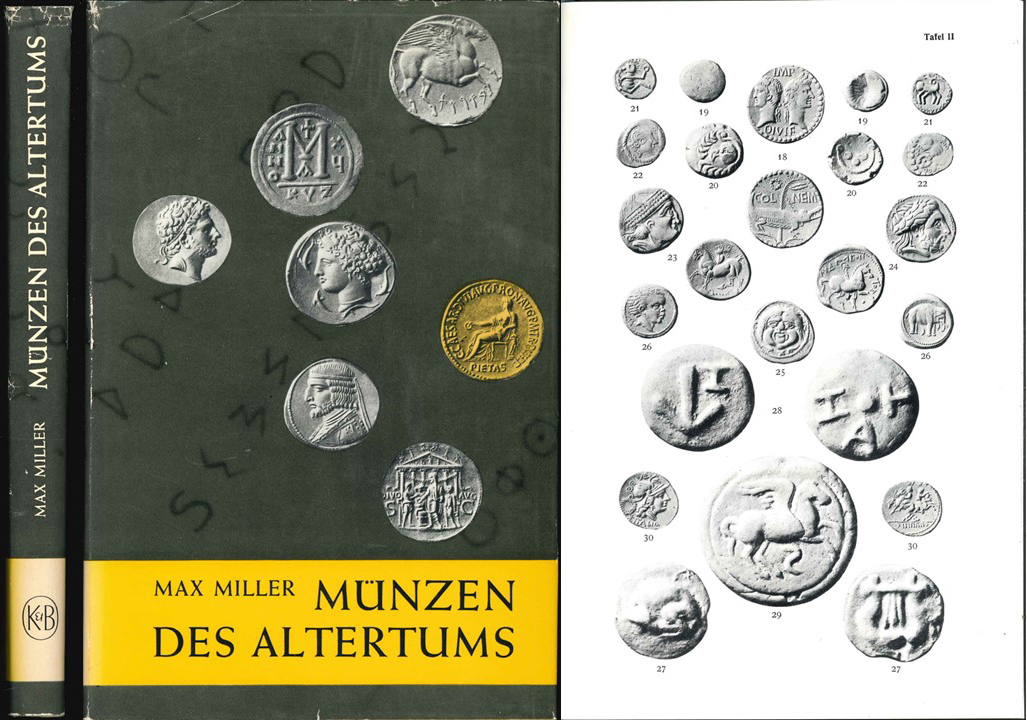  Max Miller; Münzen des Altertums, ein Handbuch für Sammler und Liebhaber; Braunschweig 1963   