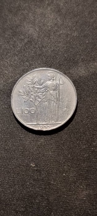  Italien 100 Lire 1955 Umlauf   