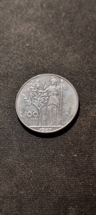  Italien 100 Lire 1987 Umlauf   