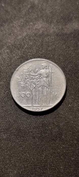  Italien 100 Lire 1957 Umlauf   