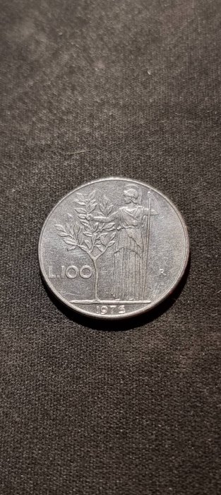  Italien 100 Lire 1975 Umlauf   