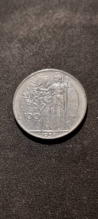  Italien 100 Lire 1958 Umlauf   