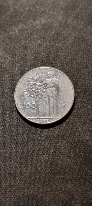  Italien 100 Lire 1977 Umlauf   